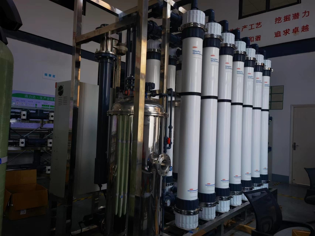 automatico pieno di trattamento delle acque dei filtrante di membrana di 65000lph uF
