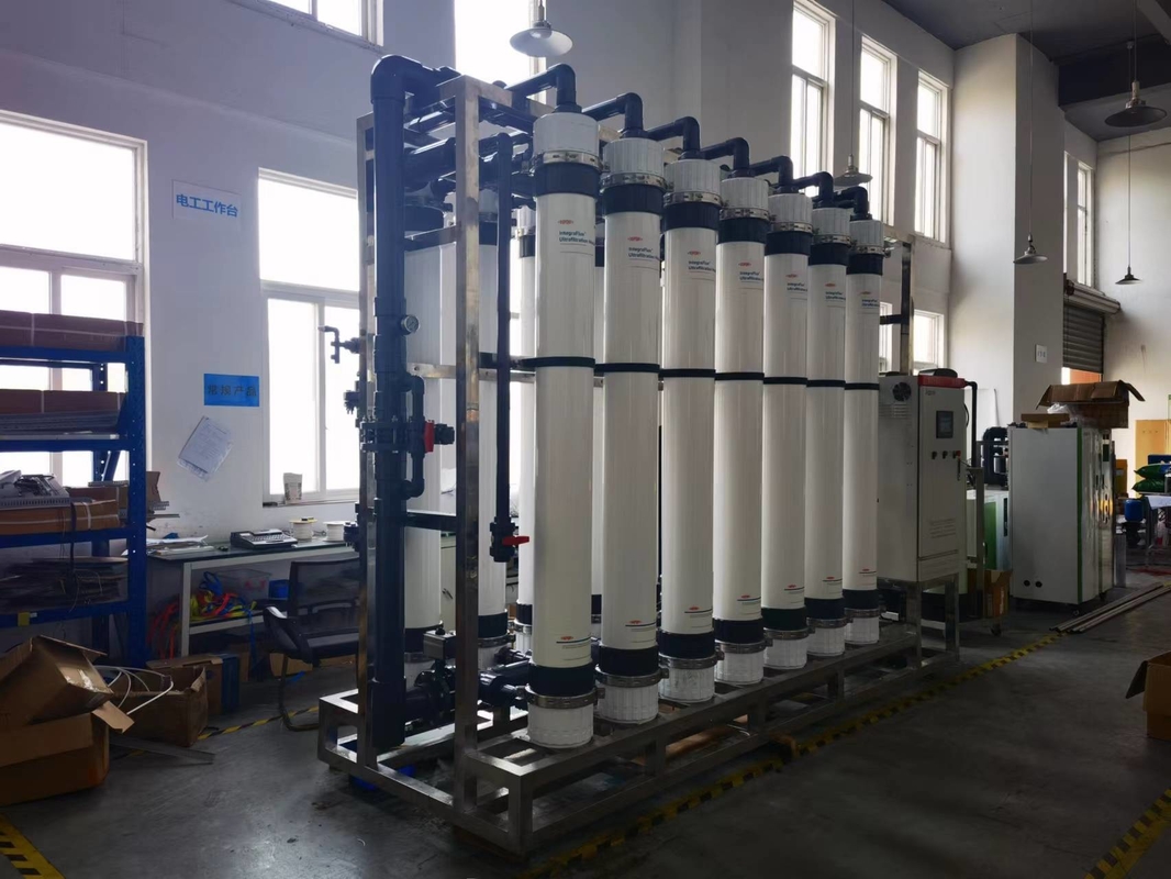 automatico pieno di trattamento delle acque dei filtrante di membrana di 65000lph uF