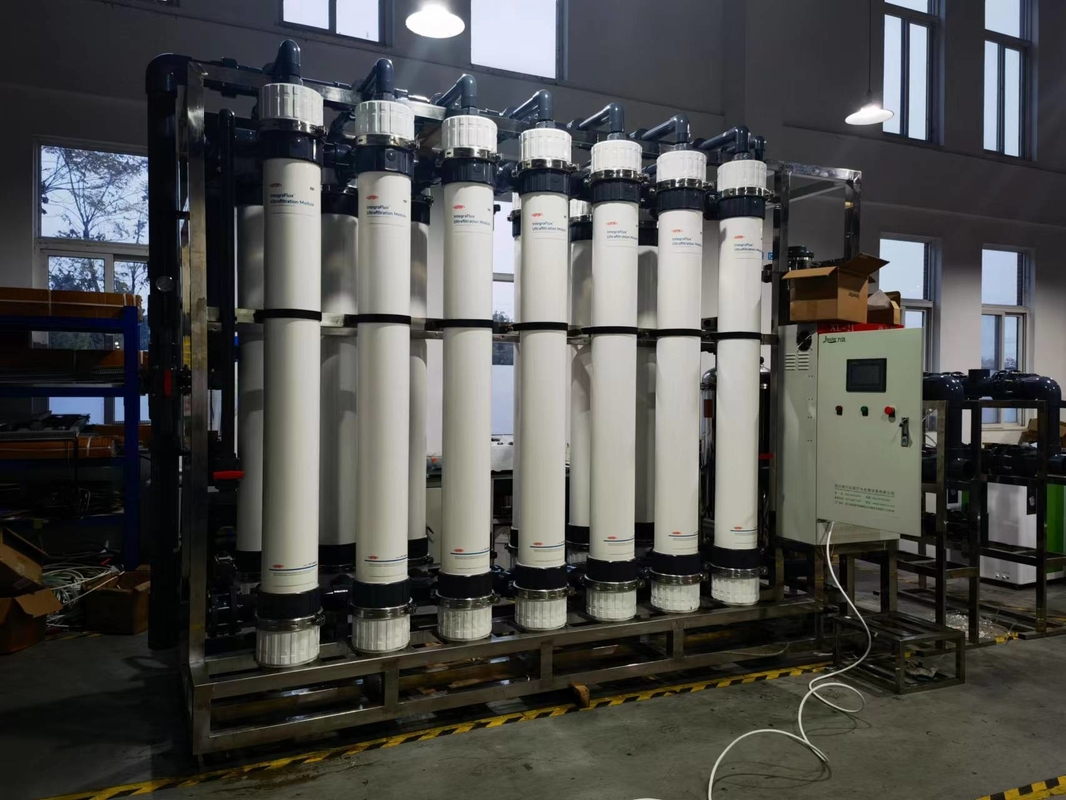 automatico pieno di trattamento delle acque dei filtrante di membrana di 65000lph uF