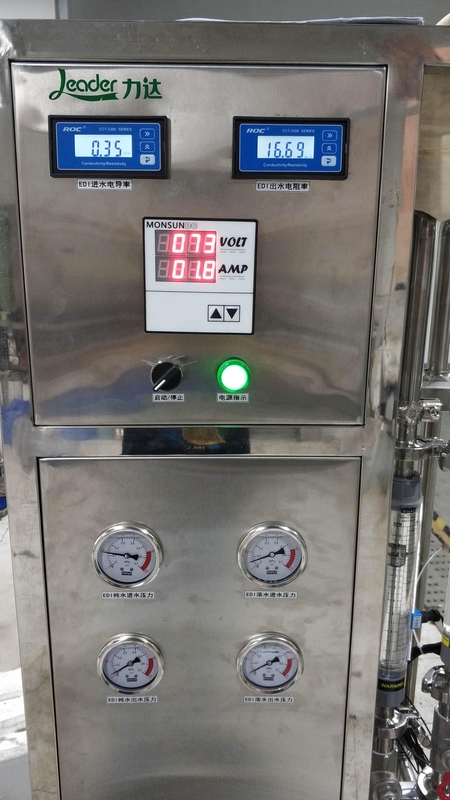 2000L impianto di depurazione dell'acqua EDI di produzione rapida per applicazioni mediche industriali