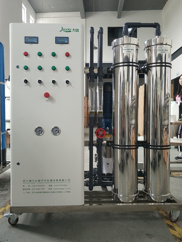 Sistema di osmosi inversa a passaggio singolo efficiente potenza nominale di 5,0 kW portata di flusso 2000 LPH