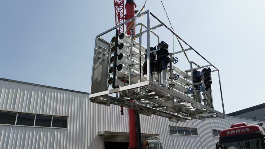 15 T/ora EDI sistema di acqua ultra pura per uso industriale con sistema RO a 2 fasi