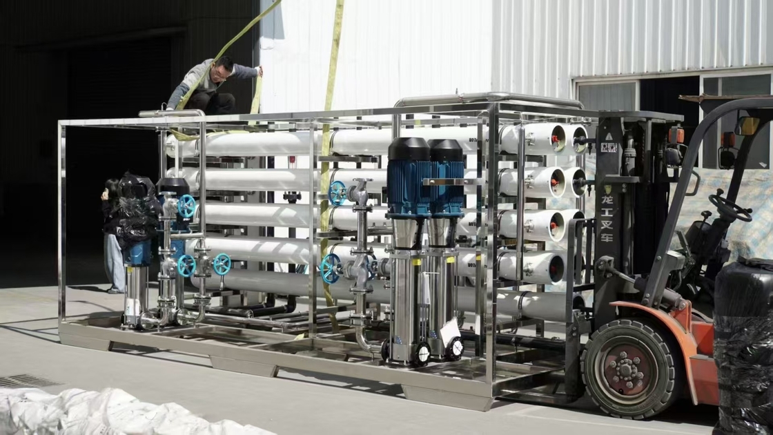 15 T/ora EDI sistema di acqua ultra pura per uso industriale con sistema RO a 2 fasi