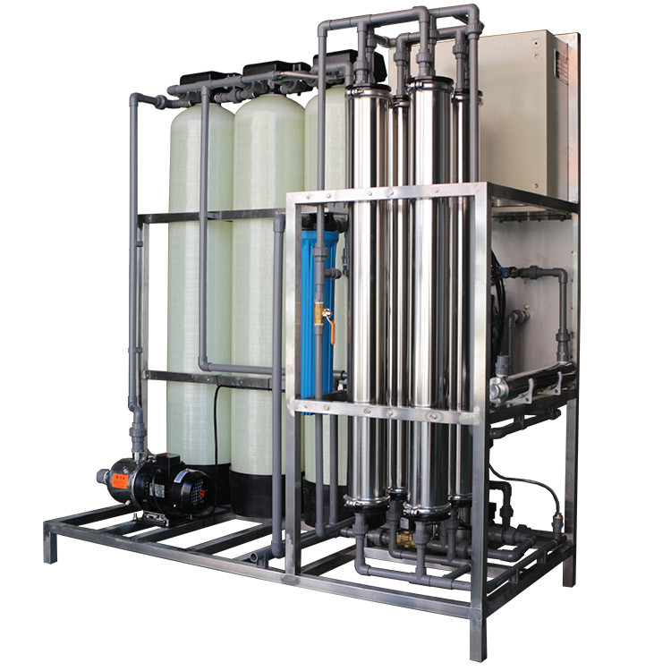 filtro a carbone attivo del singolo passaggio 1000lph del RO dallo sterilizzatore UV industriale del sistema