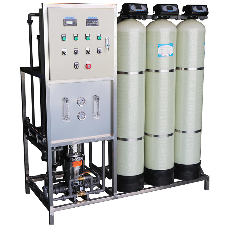 filtro a carbone attivo del singolo passaggio 1000lph del RO dallo sterilizzatore UV industriale del sistema