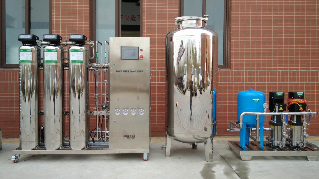 Macchina industriale del filtrante di acqua del RO dell'attrezzatura di osmosi inversa di 1TPH SUS304