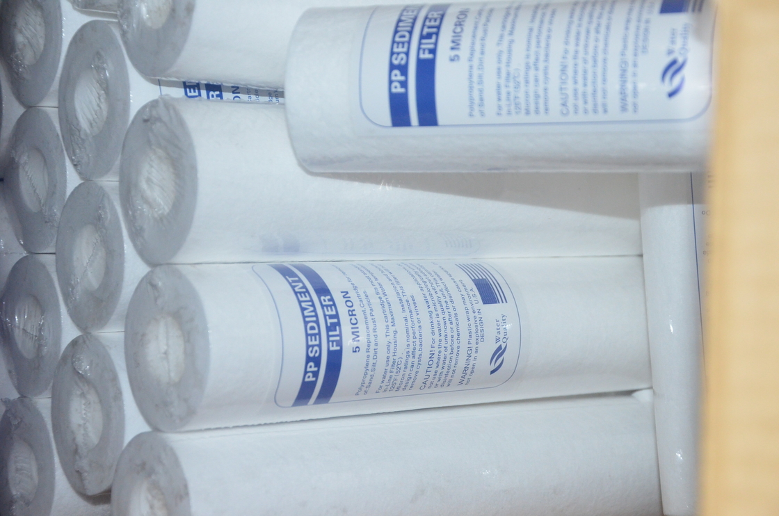 Il polipropilene sedimenta il Ro pp del filtrante di acqua 10Micron filtra gli accessori del sistema del RO