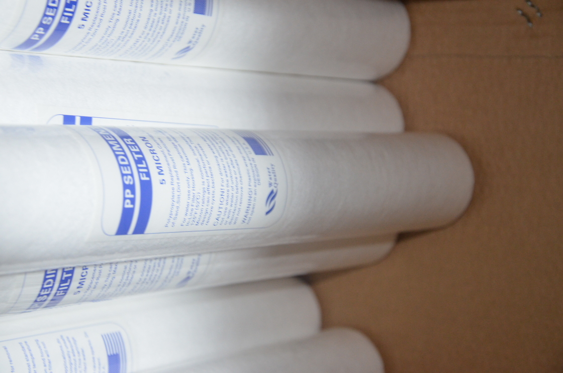 Il polipropilene sedimenta il Ro pp del filtrante di acqua 10Micron filtra gli accessori del sistema del RO