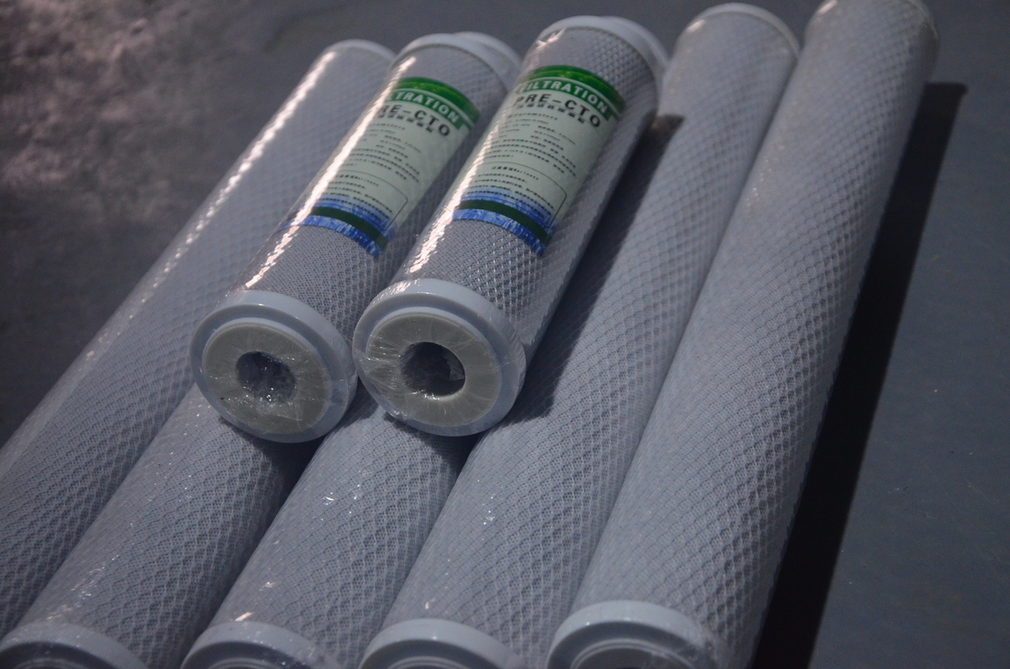 cartuccia di filtro da 10inch CTO Compressed Activated Carbon per gli accessori puri del sistema del RO della macchina dell'acqua