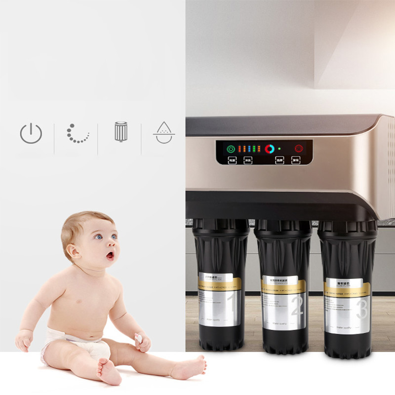La cucina usa la filtrazione del sistema Ro del filtro dall'acqua potabile di osmosi inversa di 95%