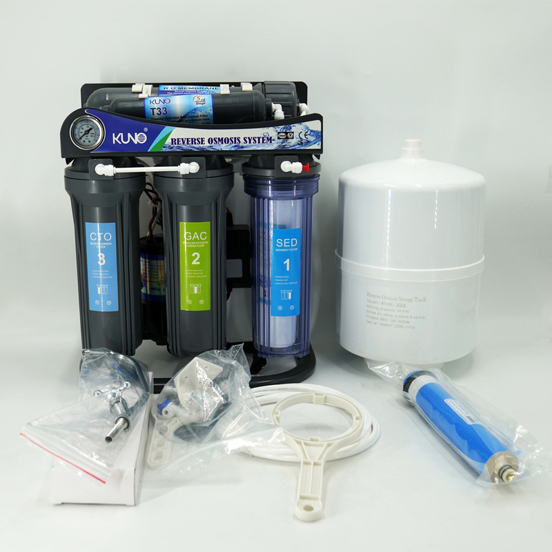 Parti residenziali del filtro da acqua della membrana del Ro di 100GPD 50G 75G 100G