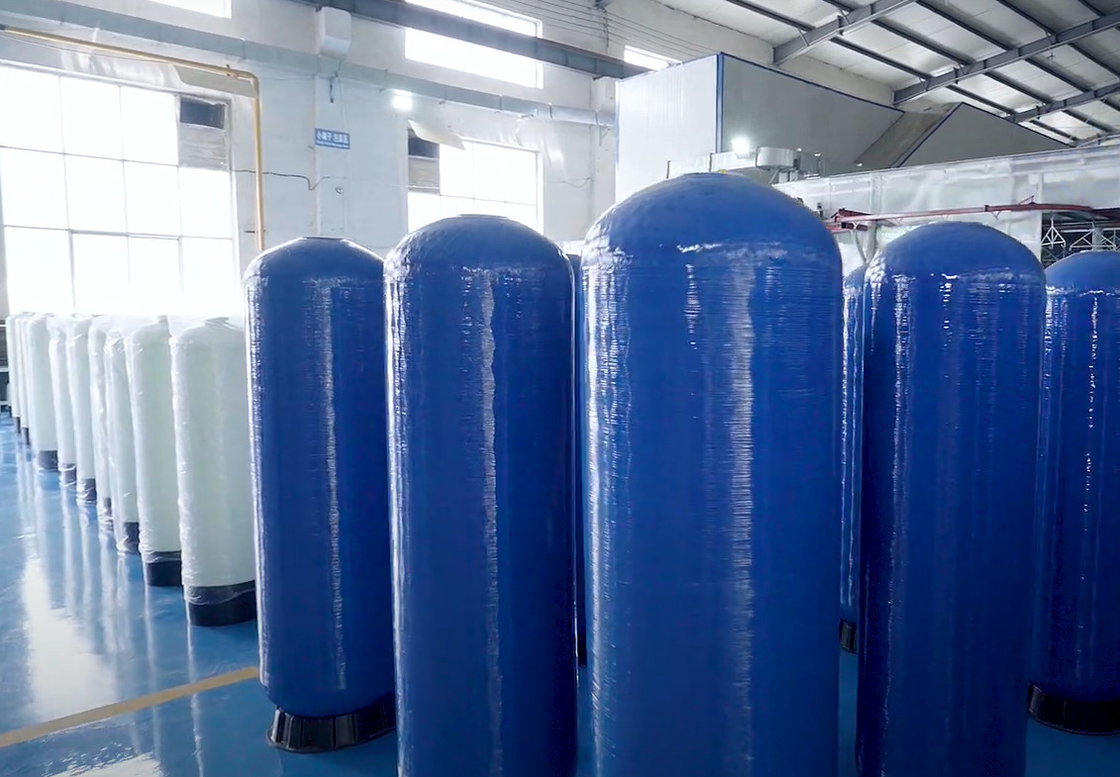 serbatoi di acqua di 817 1054 1665 di Frp contenitori a pressione nel trattamento delle acque degli accessori del sistema del RO