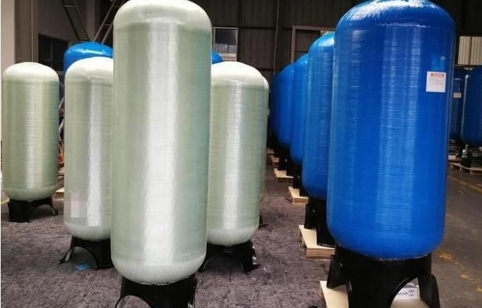 Carro armato industriale di Frp per la pianta del RO del contenitore a pressione del filtro a sabbia da trattamento delle acque