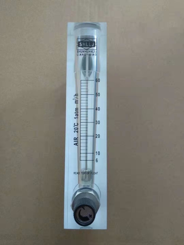 Tipo flussometro di vetro del pannello di Rota del misuratore di portata per il trattamento delle acque degli accessori del sistema del RO