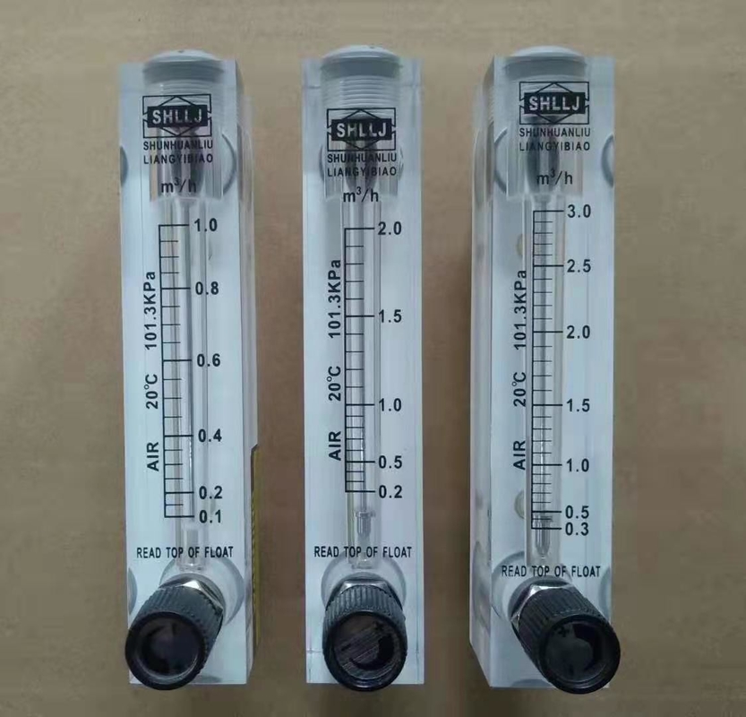 Tipo flussometro di vetro del pannello di Rota del misuratore di portata per il trattamento delle acque degli accessori del sistema del RO