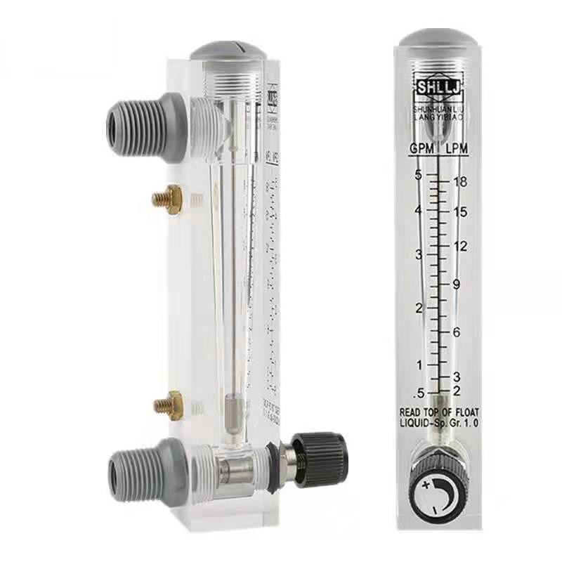 Metro acrilico di scorrimento dell'acqua del flussometro del supporto del pannello del collegamento 5GPM dell'OEM PVC/SS per il RO