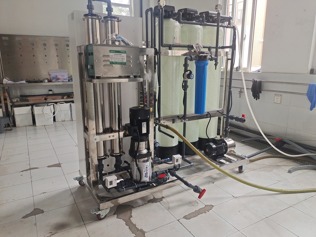 Sistema del filtro da acqua del Ro dell'OEM dell'impianto per il trattamento delle acque del singolo passaggio 500LPH