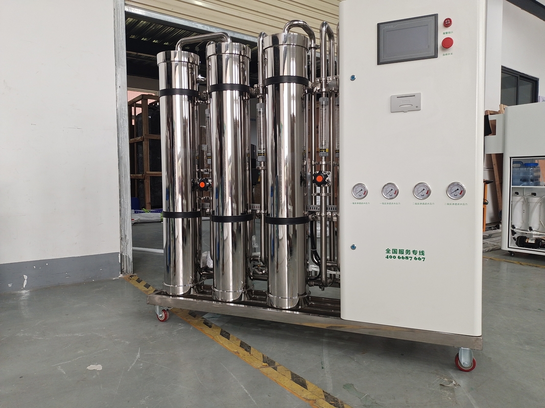 Sistema del RO della fase del doppio 1000LPH dal materiale completo degli ss